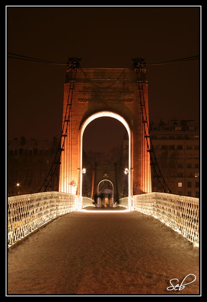 Passerelle du collège