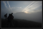 levé du jour dans la brume