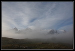 La montagne dans les nuages